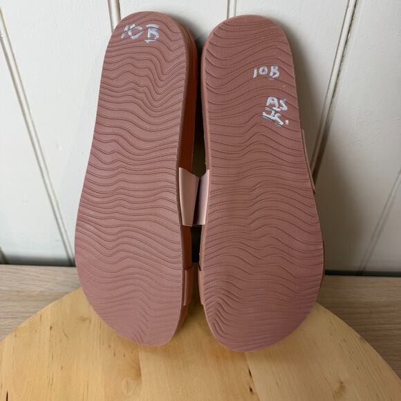 REEF NWT Womens Cushion Vista Slide Sandal Cameo Rose Pink 9 Beach Vacation Surf - Picture 10 of 12